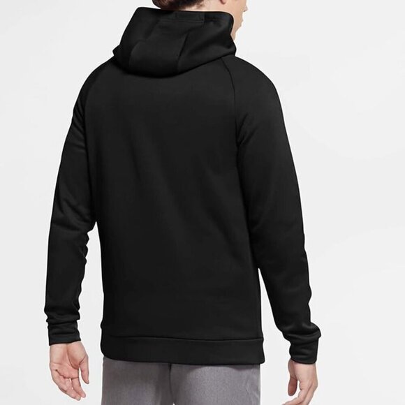 NWT Nike Men's Therma-Fit Pullover Swoosh Training Hoodie in Black - Picture 2 of 3
